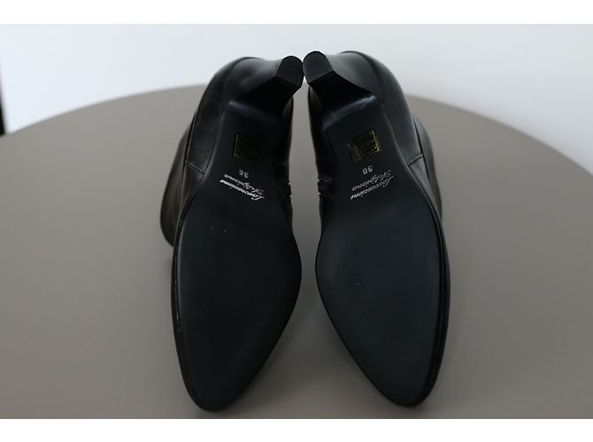 Stivaletti JB Martin in pelle nera Taglia 38 Nero - vista 6