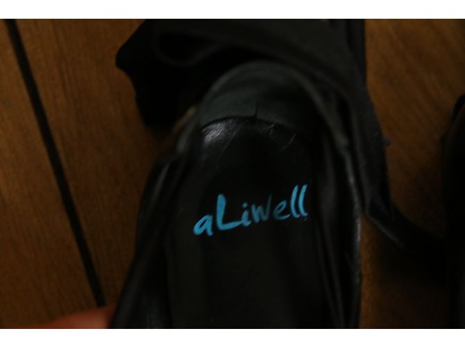 Autre Marque Bailarinas ALIWELL de piel negra con lazo - vista 7