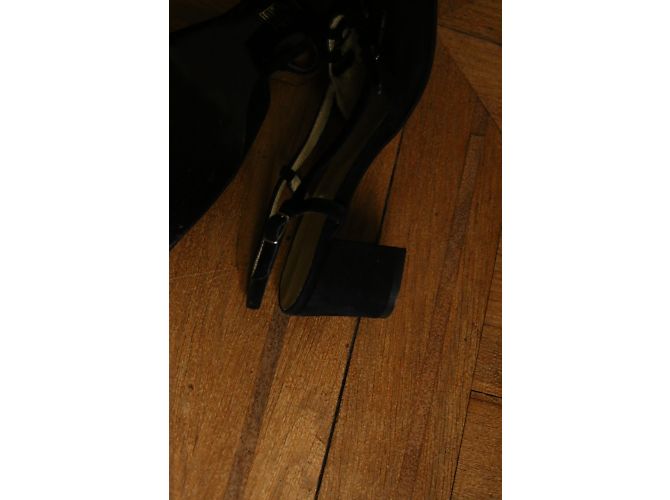 Autre Marque Décolleté Minelli in pelle scamosciata nera 38 Nero - vista 6