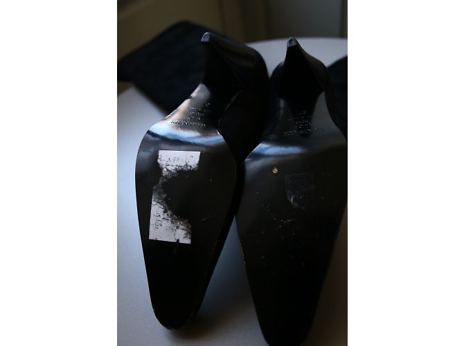 Botas Georges Rech de piel de ciervo negras 37EU Negro - vista 4