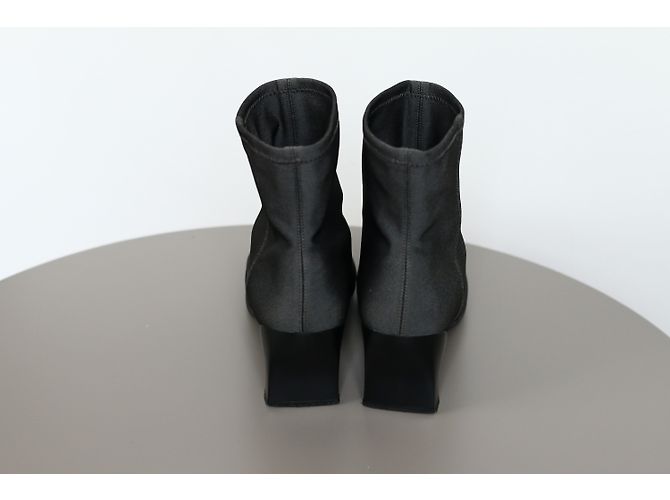 Botines Charles Jourdan C JBIS Grises de Elastano - vista 4