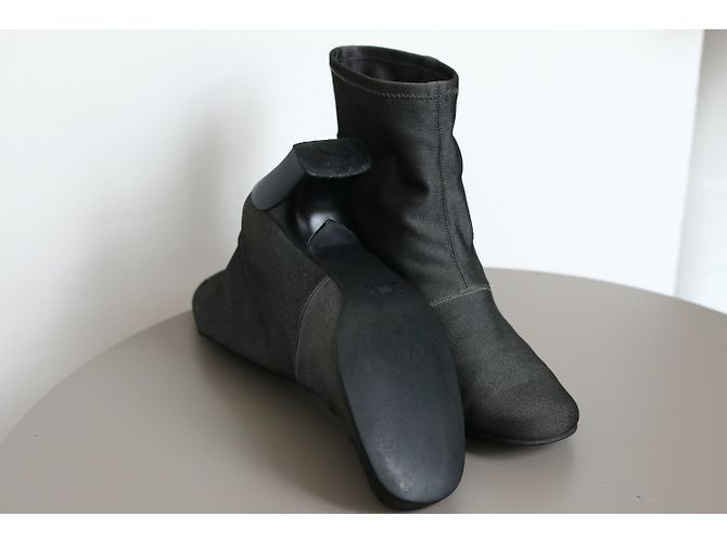 Botines Charles Jourdan C JBIS Grises de Elastano - vista 5