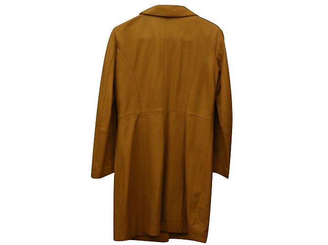 Abrigo Oakwood de piel de cordero beige M - vista 2
