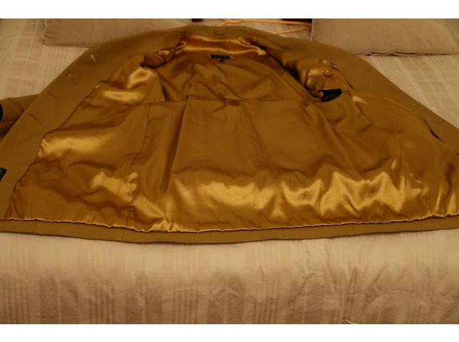 Abrigo Oakwood de piel de cordero beige M - vista 8