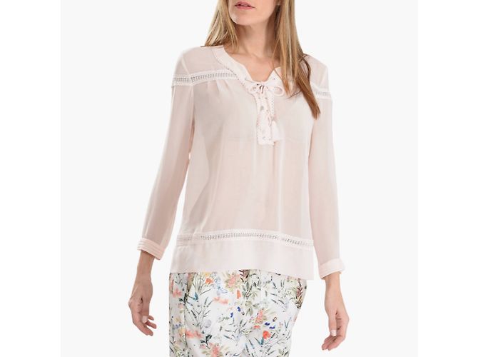 Camicetta di seta rosa The Kooples XS - vista 3