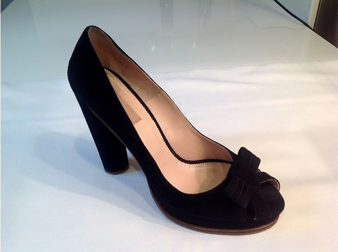 Autre Marque Scarpe con zeppa 'Blueprint' Nero - vista 3