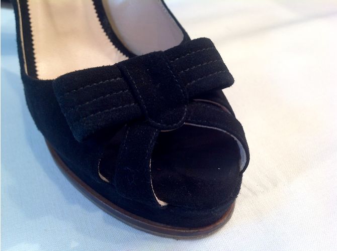 Autre Marque Scarpe con zeppa 'Blueprint' Nero - vista 5