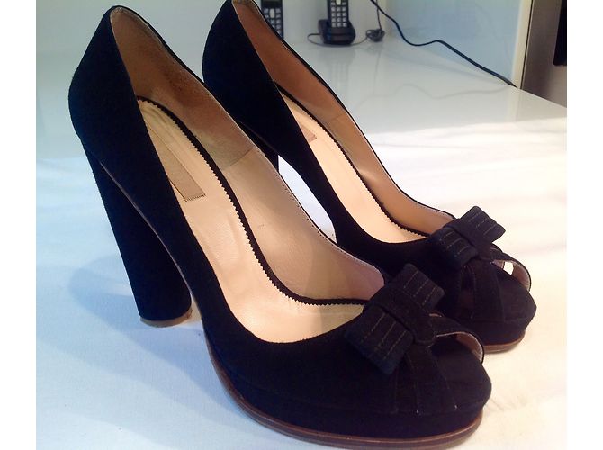 Autre Marque Scarpe con zeppa 'Blueprint' Nero - vista 6