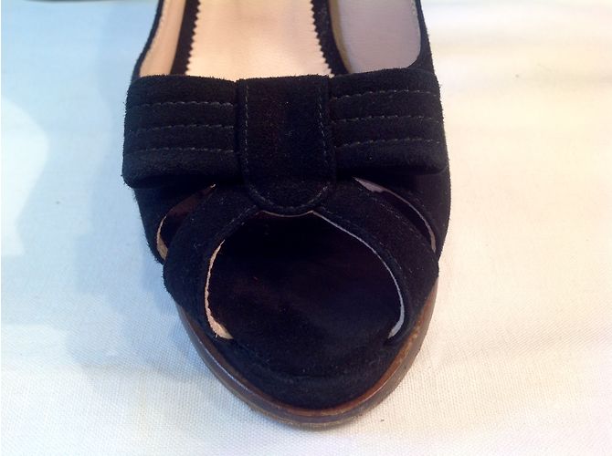Autre Marque Scarpe con zeppa 'Blueprint' Nero - vista 8
