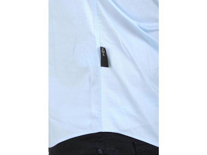 Emporio Armani camicia azzurra moda casual da uomo in nwt - vista 4