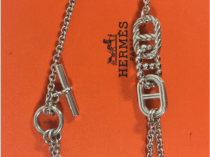 Hermès Halsketten Silber - Ansicht 4