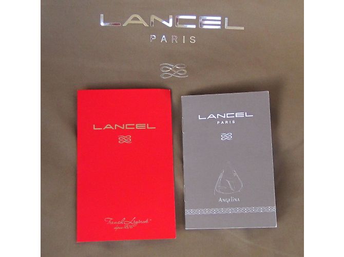 Borsa a spalla Lancel Angelina in pelle moka - vista 9