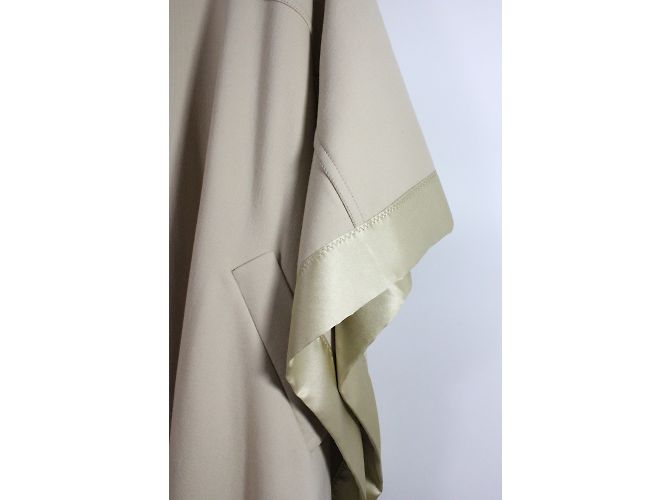 Chloé Capa de lana y cachemira beige - vista 3