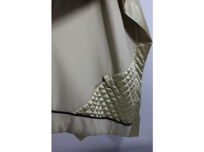 Chloé Capa de lana y cachemira beige - vista 4