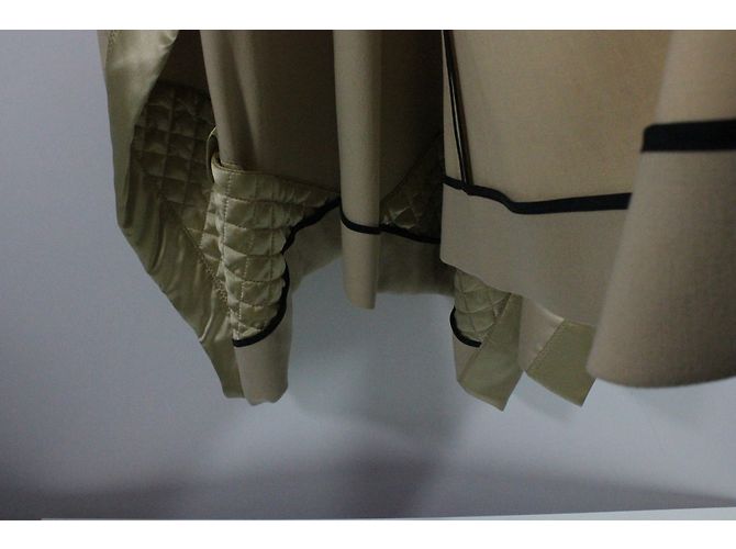 Chloé Capa de lana y cachemira beige - vista 5