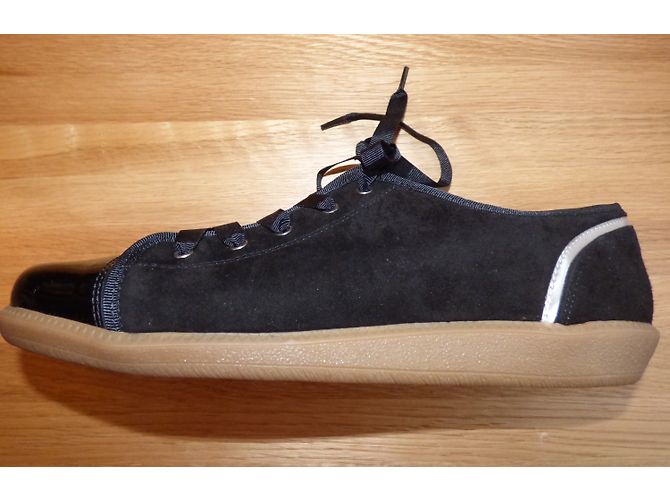 Sneakers Gerard Darel in pelle vernice e scamosciata nera Nero - vista 10