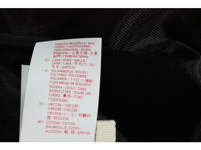Marni Wool Check Coat Black Red - view 13