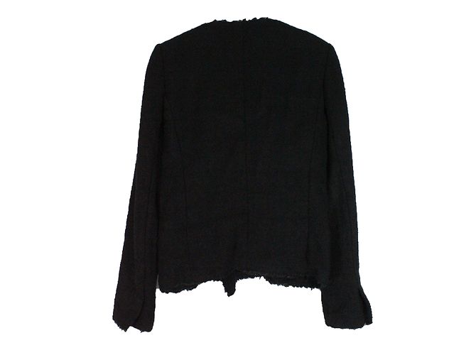 Giacca Isabel Marant nera in cotone e lino Nero - vista 2