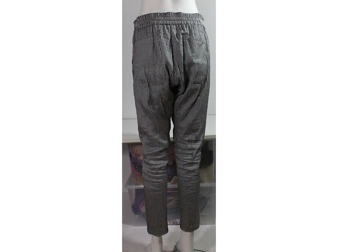 Pantalones Haider Ackermann de seda y lino con rayas - vista 5