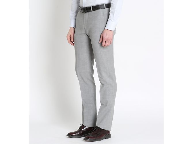 Mila Shön MILA SCHON BNWT LIGHT WOOL LIGHT GREY PANTS - view 3