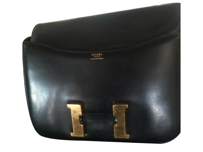 Constance Hermès Handtasche Schwarz - Ansicht 2