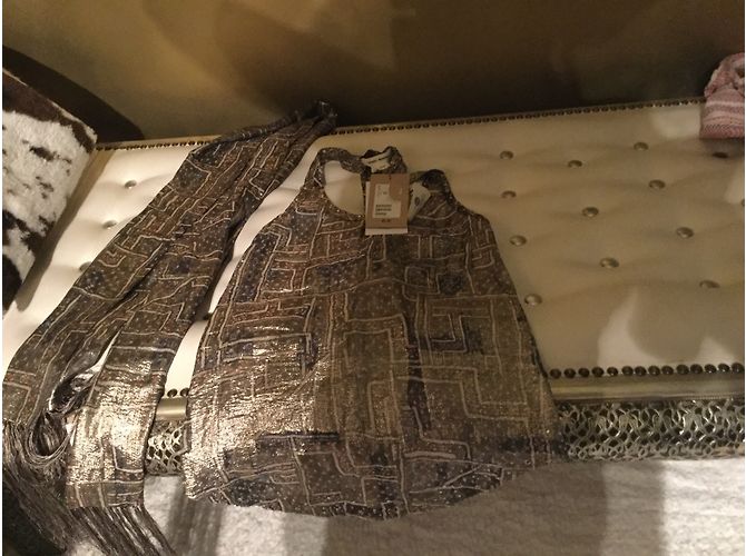 Set Top e Sciarpa Isabel Marant Pour H&M Metallizzato Metallico - vista 3