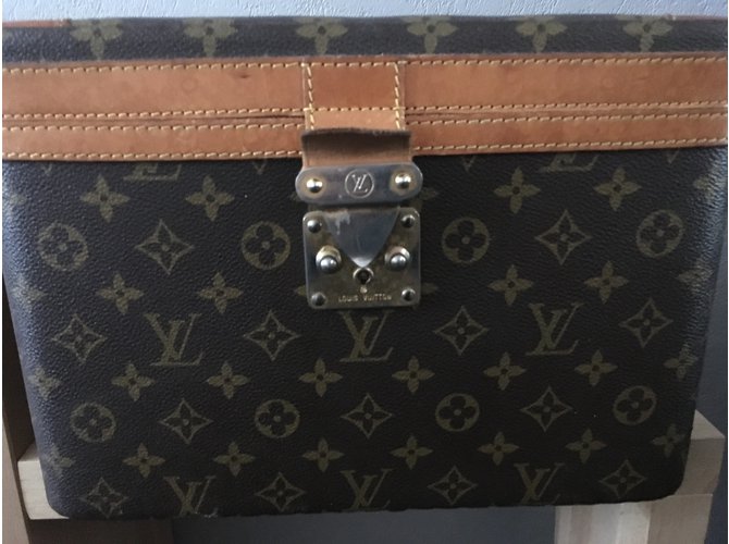 Louis Vuitton Borsa da viaggio Cognac - vista 4