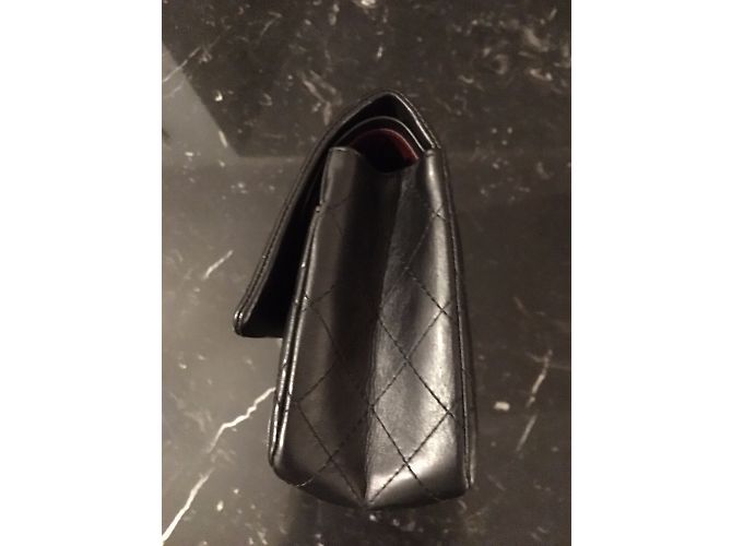 2.55 Chanel Handtasche Schwarz - Ansicht 3