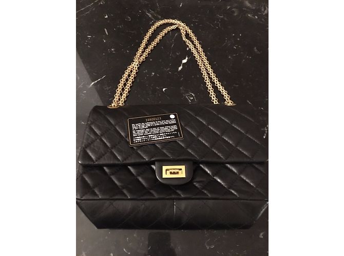 2.55 Chanel Handtasche Schwarz - Ansicht 7