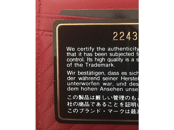 Chanel Kartenhalter Rot - Ansicht 4