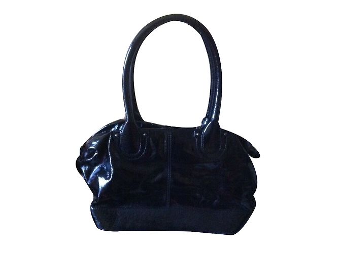 Autre Marque Borsa a mano UPLA Angie in vernice nera Nero - vista 2
