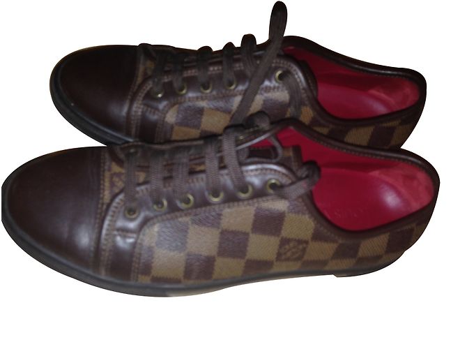Louis Vuitton Baskets enfant Marron - vue 2