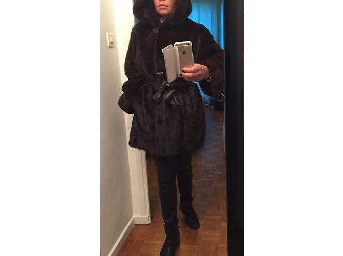 Milady Cappotto Marrone - vista 9