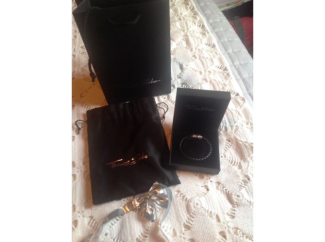 Thomas Sabo Pulseira Preto - vista 3