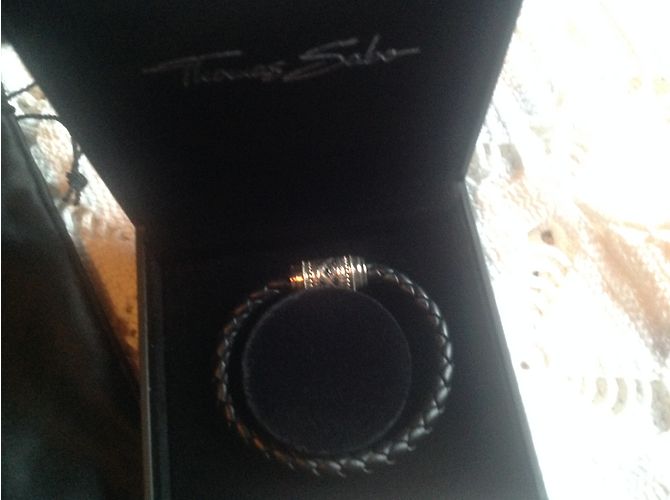 Thomas Sabo Pulseira Preto - vista 4