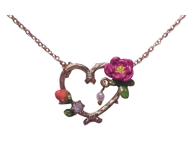 Collana Les Nereides in metallo dorato D'oro - vista 2