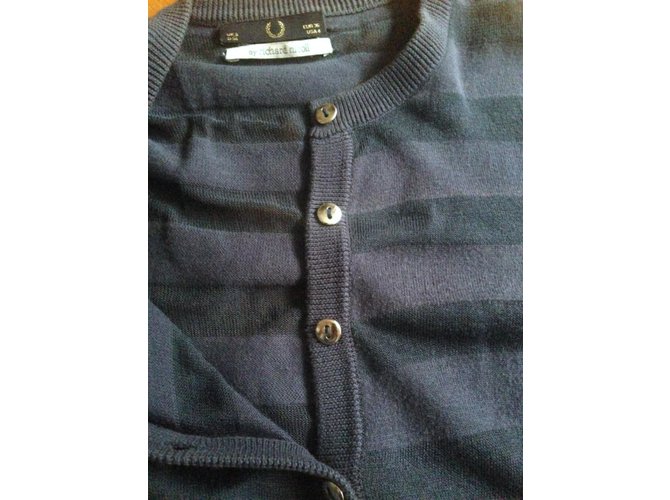 Fred Perry Strickjacke Blau - Ansicht 3