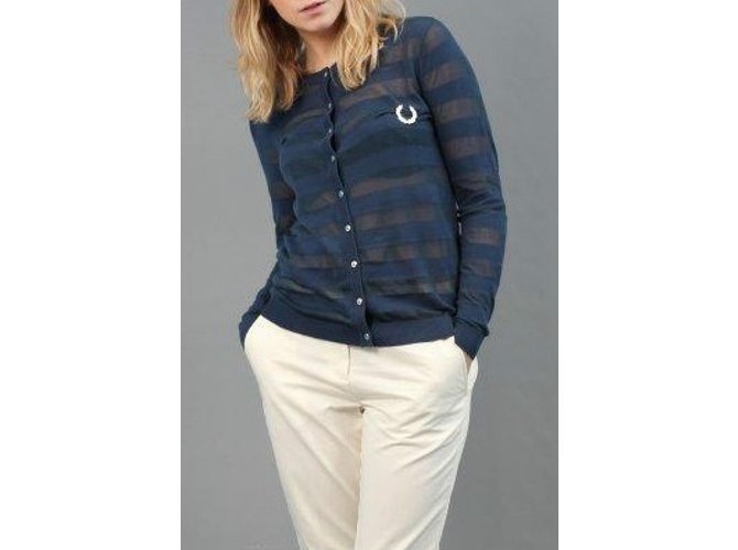 Fred Perry Strickjacke Blau - Ansicht 6