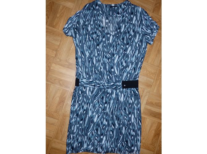 Vestido Ikks Estampado Estilo Militar Viscosa Multicolor - vista 4