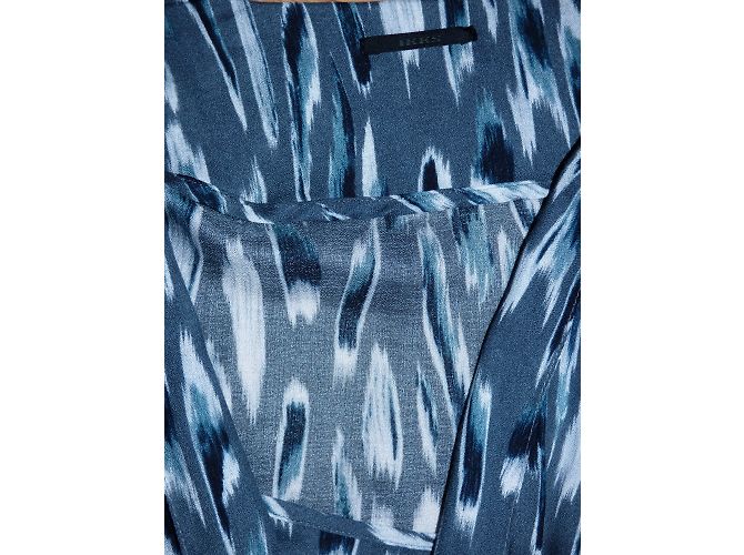 Vestido Ikks Estampado Estilo Militar Viscosa Multicolor - vista 7