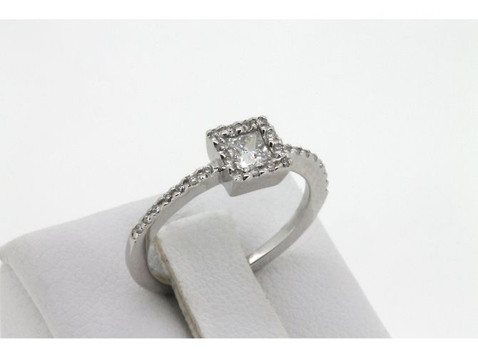 Autre Marque ORO BLANCO 18k anillo - vista 3