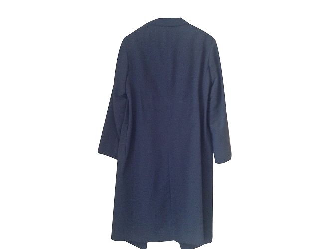 Abrigo Ligero Burberry Prorsum Gris Azulado Seda Nylon - vista 2