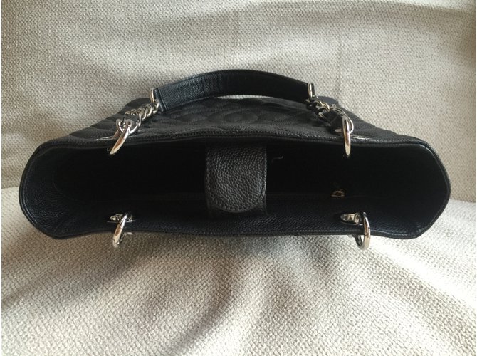 Chanel Shopping Tote Nero - vista 3