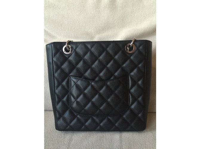 Chanel Shopping Tote Nero - vista 4