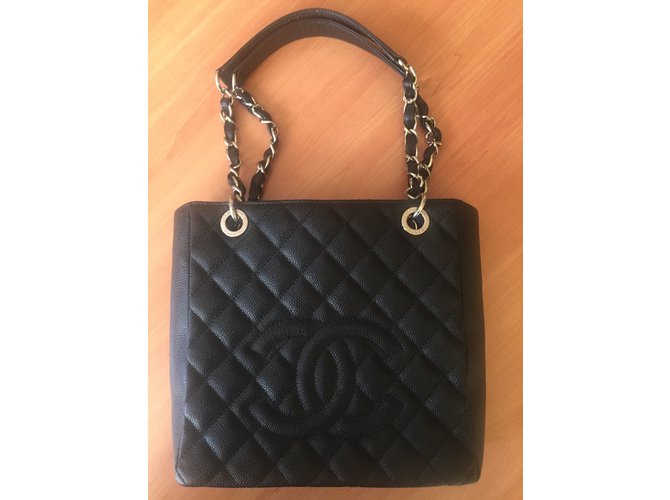 Chanel Shopping Tote Nero - vista 9
