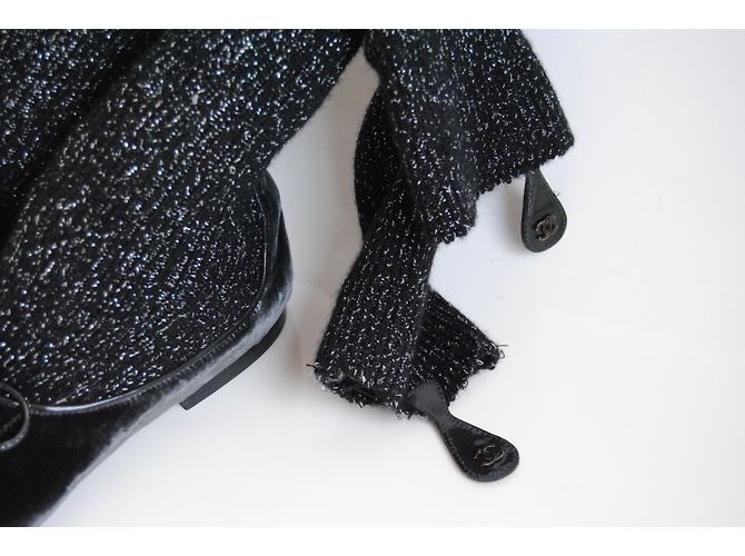 Chanel Boots Black Dark grey - view 3