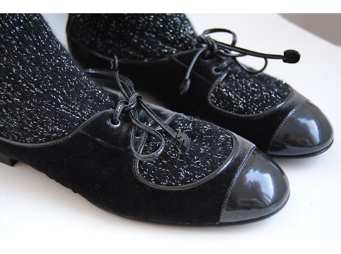 Chanel Boots Black Dark grey - view 5