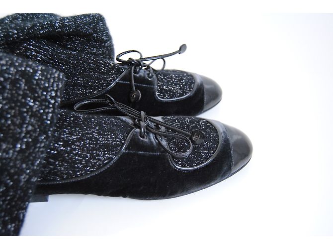 Chanel Boots Black Dark grey - view 8