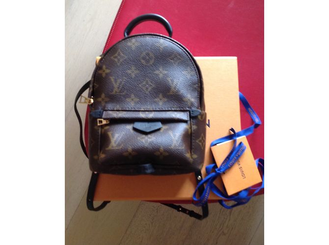 Louis Vuitton Palm Springs mini Marrom - vista 3
