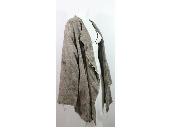 Chaqueta oversize Miller et Bertaux Marrón Beige Gris Castaño - vista 3